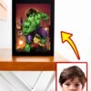 Poster Super-Héros Personnalisé - Hulk