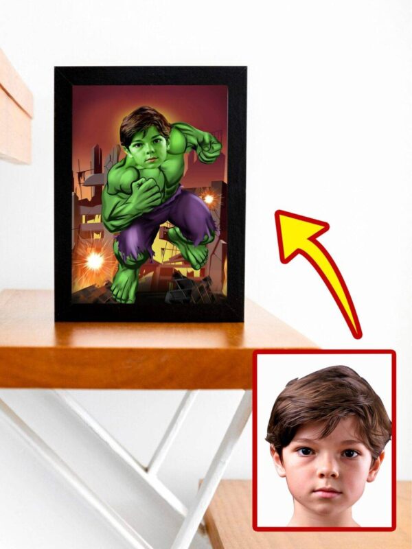 Poster Super-Héros Personnalisé - Hulk