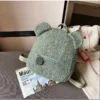 Mini sac ourson pour enfant – Sacoche adorable et pratique - Vert