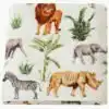 Mousseline de Bambou Ultra Douce et Naturelle - Animal Jungle