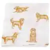 Mousseline de Bambou Ultra Douce et Naturelle - Golden Retriever