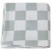 Mousseline de Bambou Ultra Douce et Naturelle - Grand Plaid Gris Vert