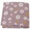 Mousseline de Bambou Ultra Douce et Naturelle - Marguerite Violette