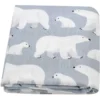 Mousseline de Bambou Ultra Douce et Naturelle - Ours Polaire