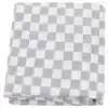 Mousseline de Bambou Ultra Douce et Naturelle - Plaid Gris