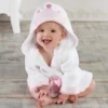 Peignoir de Bain Bébé Poncho – Coton Super Doux, Sortie de Bain Enfant - Princesse