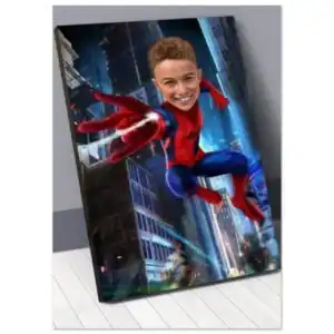 Portraits de super-héros Poster Super-Héros Personnalisé - Spiderman v2