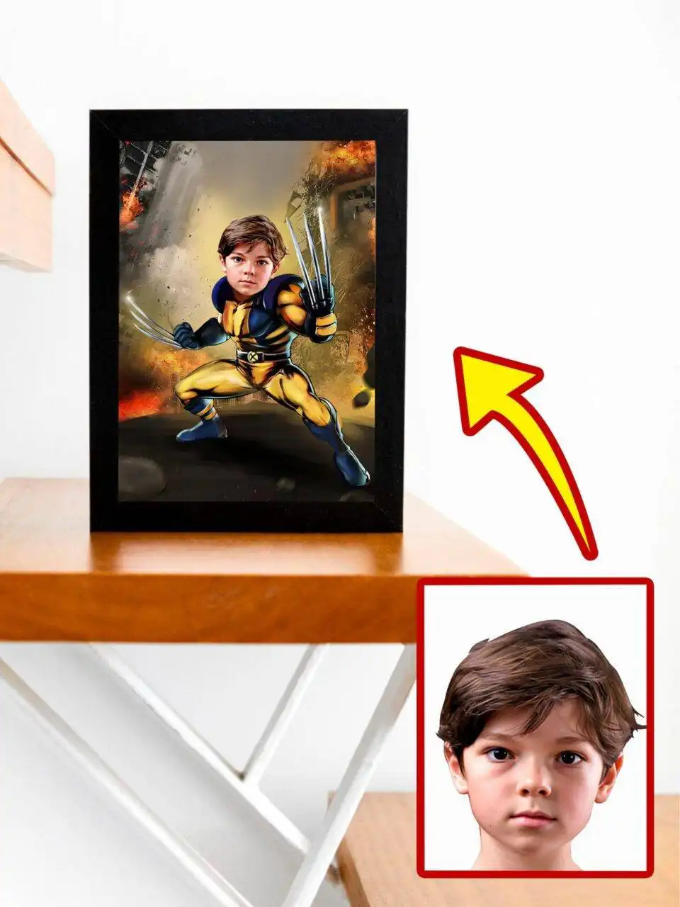 Personalised Superhero Poster - Wolverine