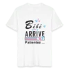 T-shirt Unisexe - Bébé arrive style 2 - blanc