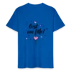 T-shirt Unisexe - c'est une fille - bleu paon