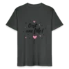 T-shirt Unisexe - c'est une fille - charbon