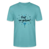 T-shirt Unisexe - c'est un garçon - turquoise pastel