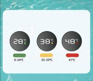 Thermomètre de Bain Baleine pour Bébé temp