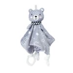 Doudou Gris Blanc ( ourson, lapin, ou renard ) - Ourson