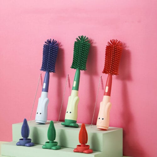 Bébé Biberon Brosse 3-en-1