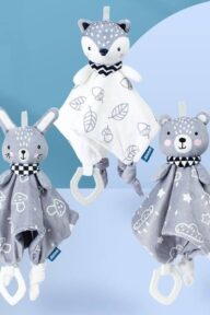 Doudou Gris Blanc ourson