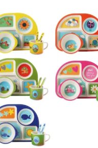 Bambou Élégance – Set de Table Raffiné pour Enfants
