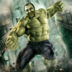 Portrait pour LES GRANDS SUPER-HEROS - Hulk 2