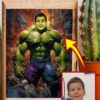 Poster Personnalisé - pour LES GRANDS SUPER-HEROS - Hulk