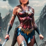 Portrait pour LES GRANDS SUPER-HEROS - Wonder Woman