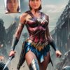 Poster Personnalisé - pour LES GRANDS SUPER-HEROS - Wonder Woman