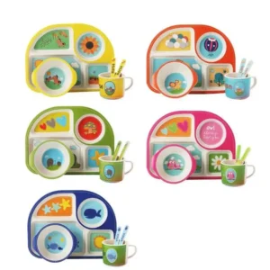 Set de table en bambou raffiné pour enfant