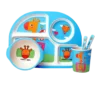 Bambou Élégance – Set de Table Raffiné pour Enfants - Girafe
