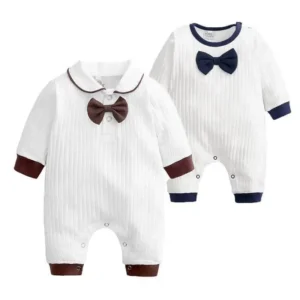 Gentleman cotton romper