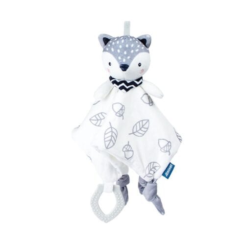 Doudou Gris Blanc ( ourson, lapin, ou renard ) – Image 4