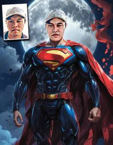 Poster Personnalisé - pour LES GRANDS SUPER-HEROS -