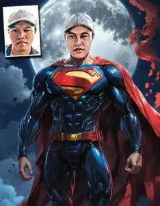 Poster Personnalisé - pour LES GRANDS SUPER-HEROS -