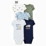 Lots de 5 Body bébé - lot n° 35