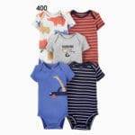 Lots de 5 Body bébé - lot n° 400