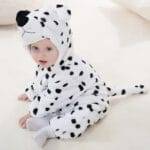 Pyjama Grenouillère Douceur Animale - Leopard Blanc