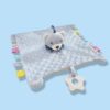 Doudou Animal en Peluche Ultra Doux – Couverture Apaisante pour Bébé - Ourson