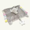 Doudou Animal en Peluche Ultra Doux – Couverture Apaisante pour Bébé - Éléphant
