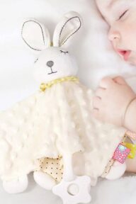Doudou Animal en Peluche Ultra Doux – Couverture Apaisante pour Bébé