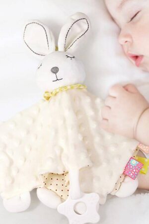 Doudou Animal en Peluche Ultra Doux – Couverture Apaisante pour Bébé