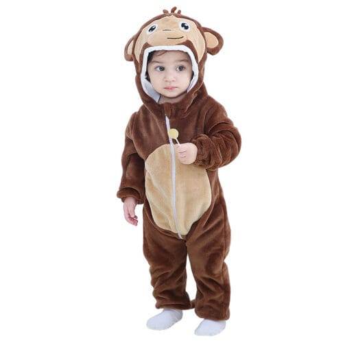 Pyjama Grenouillère Douceur Animale Singe