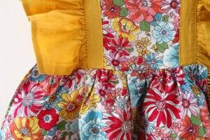 Robe Princesse Fleurie pour Fille detail