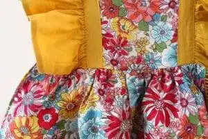 Robe Princesse Fleurie pour Fille detail