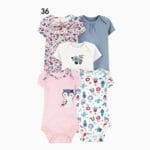 Lots de 5 Body bébé - lot n° 36