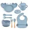 Coffret repas bébé -Ensemble repas complet pour bébé - Crabe 8 pces