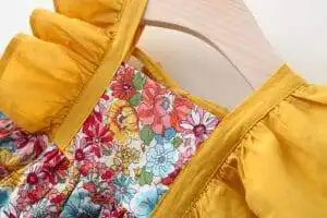 Robe Princesse Fleurie pour Fille haut