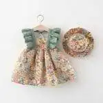 Robe Princesse Fleurie pour Fille