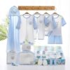Coffret Cadeau Naissance Vêtements Bébé été - Bleu
