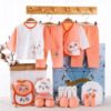 Coffret Cadeau Naissance (18 pièces) Vêtements Bébé Automne - Orange