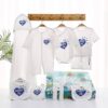 Coffret Cadeau Naissance Vêtements Bébé été - Coeur bleu