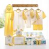Coffret Cadeau Naissance Vêtements Bébé été - Jaune