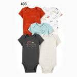 Lots de 5 Body bébé - lot n° 403